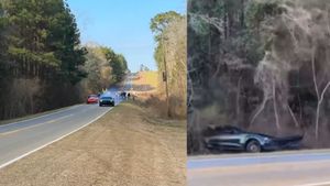 Street Racing Camaro Wrecks Into Trees