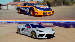 Built Vs Bought Race: C8 Beats 2JZ Swapped Nascar