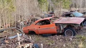 Mopar Muscle Car Junkyard Is Hidden In The Woods