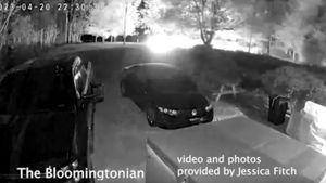 Mustang Blacks Out, Crashes Running From Indiana Cops