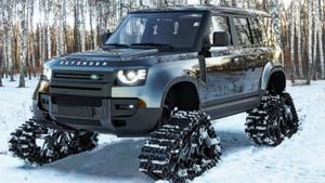 New Defender With Tracks Looks Fun