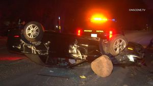 Boulder Hits Mustang