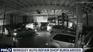 Thieves Raid Berkley Auto Repair Shop