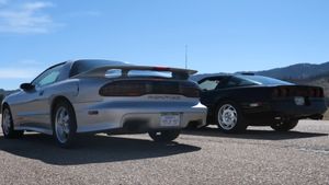C4 Corvette Faces Off Against Fourth-Gen Trans Am