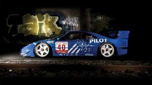 Ferrari’s Most Successful Racing F40 LM Is Heading To Auction