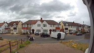 Teen Crashes Stolen Car In London