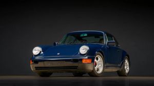 1989 911 Carrera 4 In Dark Blue Over Linen Is Selling On Bring A Trailer