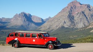Glacier Park Red Bus Fleet Set For Hybrid V8 Makeover