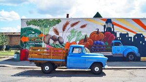 1955 Chevy 3600 3/4 Ton Stake Bed Wears Rugged Good Looks