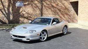 This Ferrari 550 Maranello Is A Silver Stallion