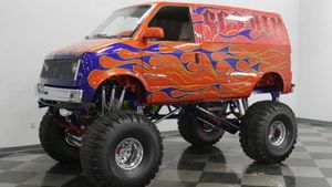 Roll Over All The Cars With A Chevy Astro Van Custom 4X4