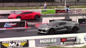 A Corvette's Impressive Lamborghini Showdown
