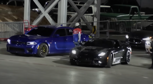 C7 Corvette Z06 Dominates Dodge Muscle Cars