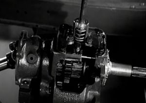 1938 Chevy Ad Showing Vacuum Control Gearshift