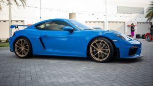 A Shark Blue Porsche Cayman GT4 Could Be In Your Garage For Just $25
