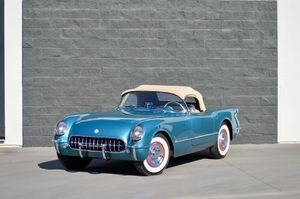 A Rare Pennant Blue 1954 Corvette Is Selling at GAA Classic Cars Next Month