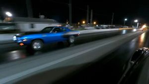 Tesla Plaid Leaves Classic Mopar 'Cuda in the Dust