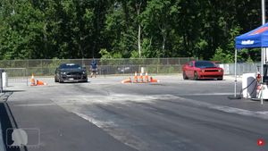 Hellcat Races Mustang, 'Vette, Challenger, and Rolls Everything