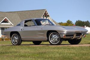 1963 Chevrolet Corvette Split Window in Sebring Silver Up for Auction At GAA Classic Car Auction