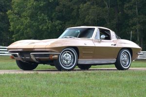 Classic Elegance: The 1963 Chevrolet Corvette Coupe in Saddle Tan At GAA Classic Car Auctions