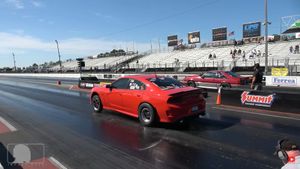 Fox Body Ford Mustang Smokes Two Hellcats, Mk4 Supra, and S550 in Blistering Drag Run