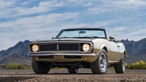 Unrestored 1968 Camaro RS Convertible Surfaces for Auction in Rare Ash Gold Finish