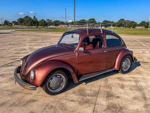 Restored 1968 Volkswagen Beetle Channels Classic California Surf Vibe