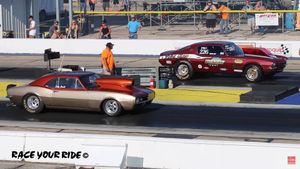 Wheelstanding ‘Time Capsule’ 1970 Camaro Steals the Show at Byron Dragway’s Summer Thunder