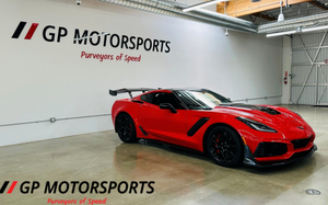 Track-Tuned 2019 Corvette ZR1 in Torch Red Listed by GP Motorsports