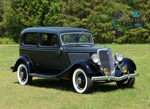 Ends Today: Restored 1934 Ford Model 40 Deluxe Sedan Crosses the Raleigh Classic Block Without Reserve