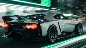 Digital R36 Nissan GT-R Concept Imagines Mid-Engine, Flame-Spitting Future