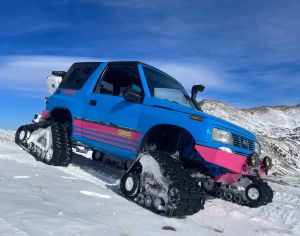 Track-Equipped 1993 Geo Tracker LSi Transformed Into All-Terrain Adventure Rig