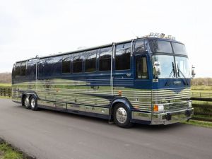 Charlie Sheen’s Former Tour Bus Hits Market After Years on Set and Road
