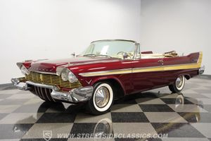 1957 Plymouth Belvedere Convertible Restomod Blends Classic Fins With Modern HEMI Power