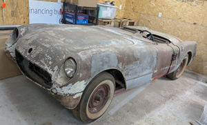 Rare 1954 Chevrolet Corvette Project Offers Restoration Opportunity for Enthusiasts