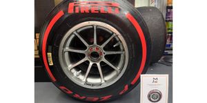 Max Verstappen's Championship-Winning RB16B Wheel And Soft Tyre Are Up For Grabs