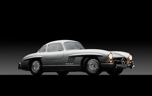This 1955 Mercedes-Benz 300 SL Gullwing Has Alloy-Car Hardware in a Steel Body