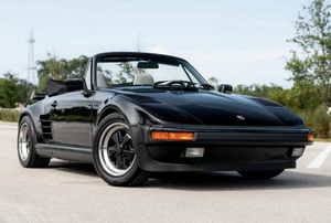 This Slant-Nose 1988 Porsche 911 Turbo Cabriolet Is Bidding at $78K on Bring a Trailer