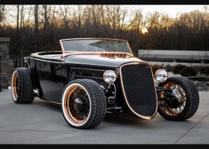 This Hand-Formed 1933 Ford "Steampunk" Hot Rod Is Rolling Sculpture With a 510-Horsepower Bite