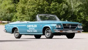 This Award-Winning 1963 Chrysler 300 Pace Setter Convertible Is A No-Reserve Slice Of Indy 500 History