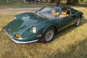 Single-Family-Owned 1974 Ferrari Dino 246 GTS in Verde Pino Hits Bring a Trailer