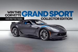Motorious Readers Get Bonus Entries To Win This Rare 2017 Corvette Grand Sport Collector Edition