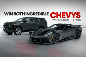 Motorious Readers Get More Entries To Win This Corvette ZR1 and Tahoe High Country