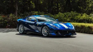 Virtually New 2022 Ferrari 812 Competizione With Just 299 km Heads to Zoute