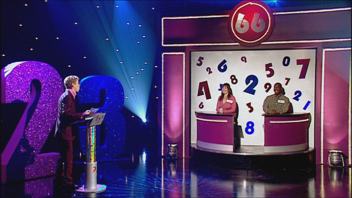 That's Numberwang. A screen from the fake game show Numberwang.