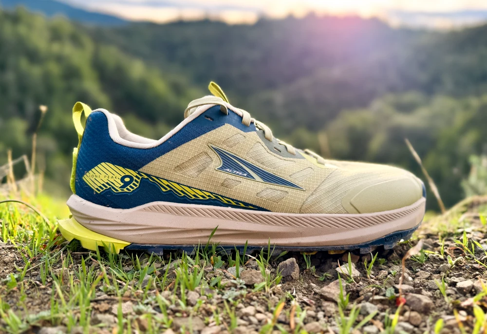 Altra Lone Peak 9 low stack and zero drop geometry