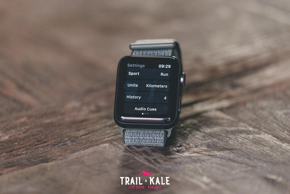 Running with the Apple Watch Series 3 and Strava - Trail & Kale