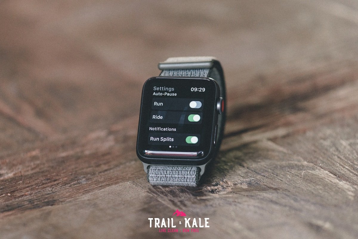 Running with the Apple Watch Series 3 and Strava - Trail & Kale