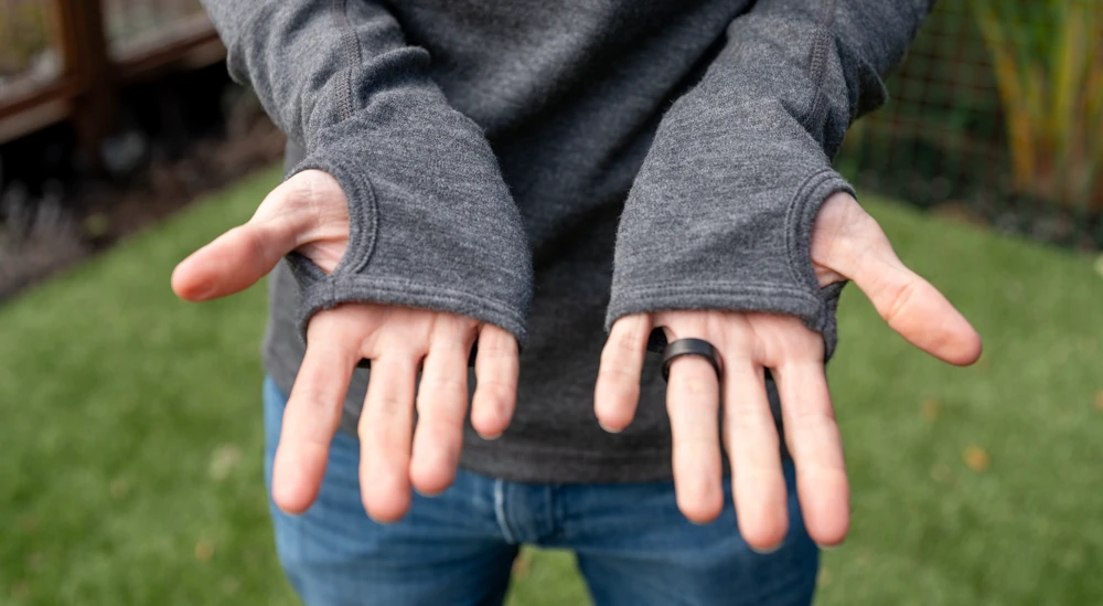 Alpaca Wool Hoodie thumb holes