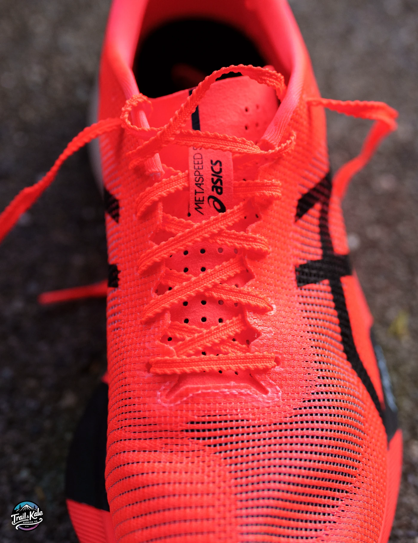 Metaspeed Sky Paris notches laces and zoned breathable upper mesh